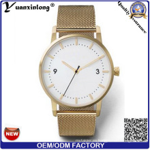 Yxl-483 venta caliente nuevo diseño reloj hombres mujeres correa de acero de malla casual promoción reloj de pulsera negocio de los hombres de lujo relojes señora